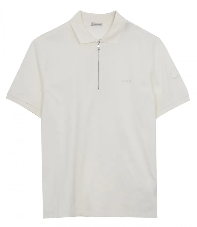 MONCLERZIP-UP POLO SHIRT