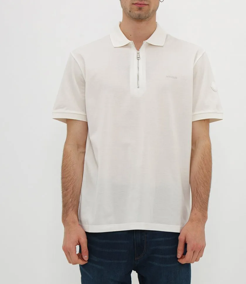 MONCLERZIP-UP POLO SHIRT