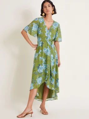 Monsoon Eva Floral Wrap Dress