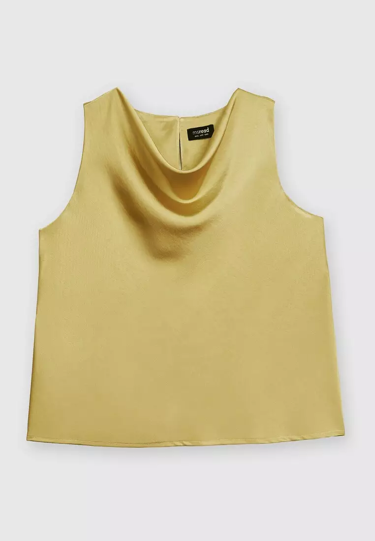 MS. READ Ms. Read Sleeveless Cowl Neck Top