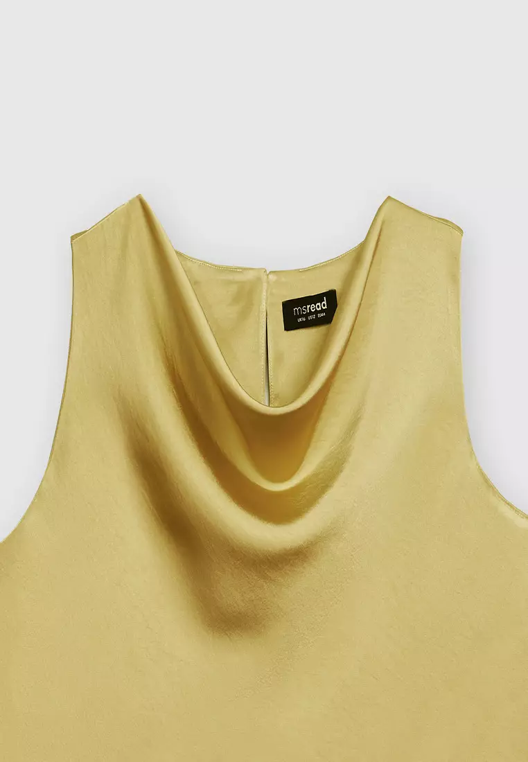 MS. READ Ms. Read Sleeveless Cowl Neck Top