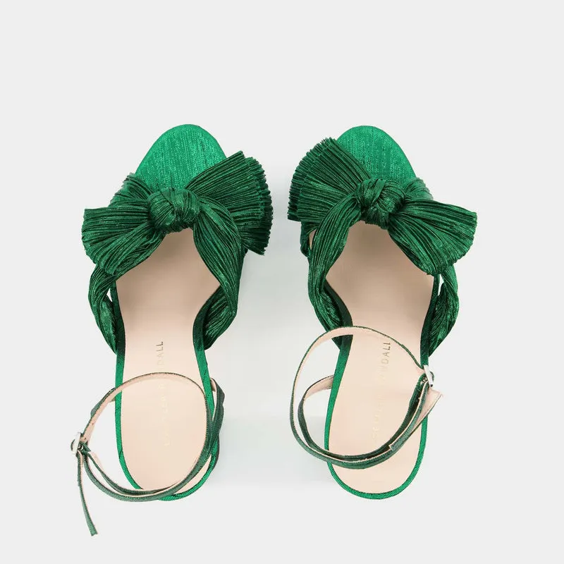 Natalia Sandals - Loeffler Randall - Emerald - Leather