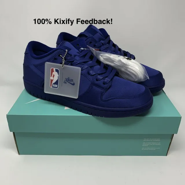 Nba x nike sb dunk low deep royal blue