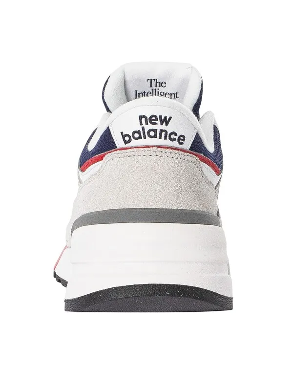 New Balance 997R Suede Trainers - Brighton Grey/Team Navy