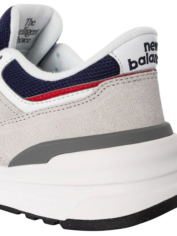 New Balance 997R Suede Trainers - Brighton Grey/Team Navy