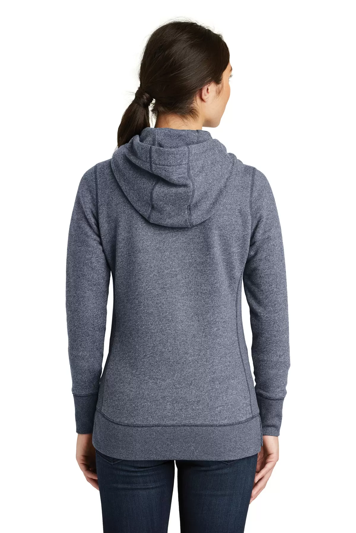 New Era LNEA502     Ladies French Terry Full-Zip Hoodie SKU: LNEA502