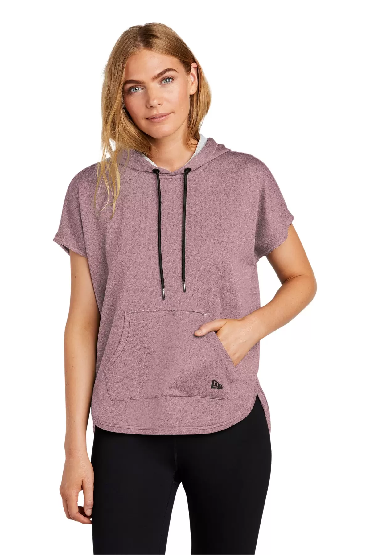 New Era LNEA533     Ladies Performance Terry Short Sleeve Hoodie SKU: LNEA533