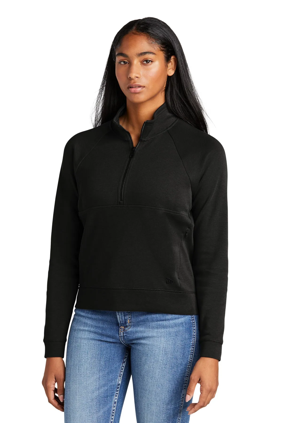 New Era Women's STS 1/2-Zip Pullover. LNEA541