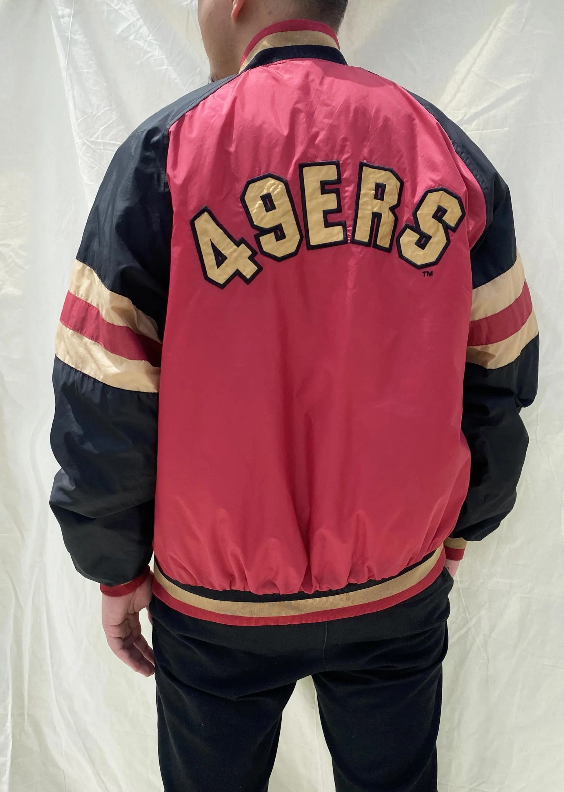 NFL San Francisco 49ers Reversible Jacket Black/Red (L)