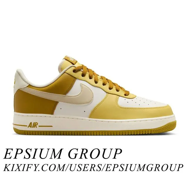 Nike air force 1 '07 (bronzine/ gold/ bronzine/ coconut milk/ saturn gold/ sail) men us 8-13 fz4034-716