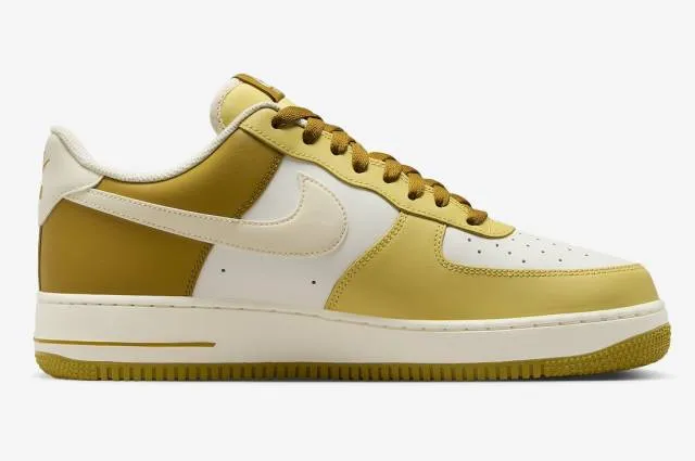 Nike air force 1 '07 (bronzine/ gold/ bronzine/ coconut milk/ saturn gold/ sail) men us 8-13 fz4034-716