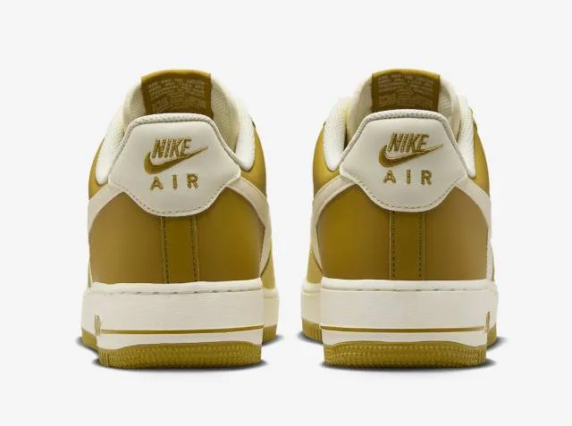 Nike air force 1 '07 (bronzine/ gold/ bronzine/ coconut milk/ saturn gold/ sail) men us 8-13 fz4034-716