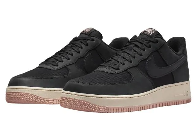 Nike air force 1 '07 lx (black red stardust/ black/ red stardust/ sanddrift) men us 8-13 fb8876-001