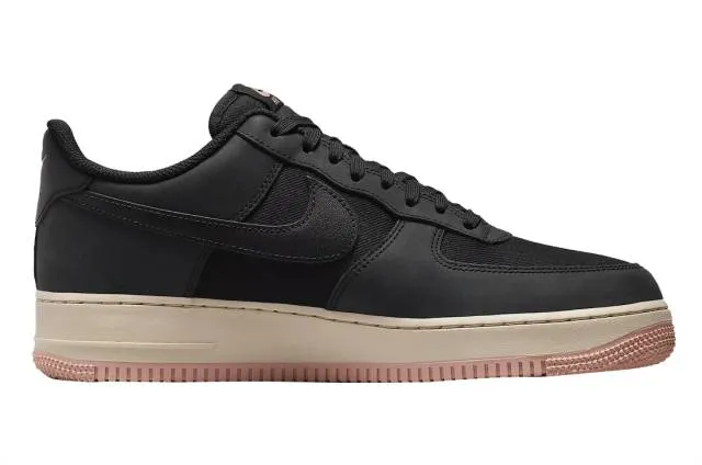 Nike air force 1 '07 lx (black red stardust/ black/ red stardust/ sanddrift) men us 8-13 fb8876-001