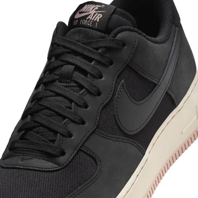 Nike air force 1 '07 lx (black red stardust/ black/ red stardust/ sanddrift) men us 8-13 fb8876-001