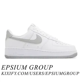 Nike air force 1 '07 (white light smoke grey/ white/ white/ light smoke grey) men us 8-13 fj4146-100