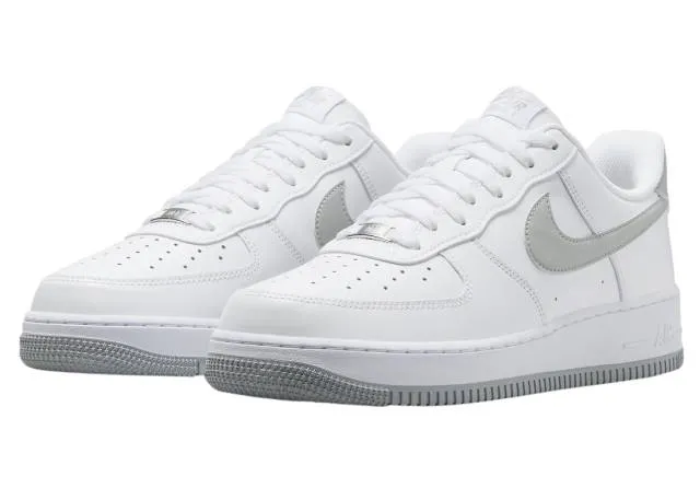 Nike air force 1 '07 (white light smoke grey/ white/ white/ light smoke grey) men us 8-13 fj4146-100