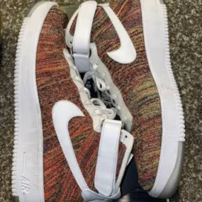 Nike Air force 1 Flyknit  Multicolor Size 15