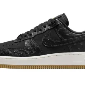 Nike air force 1 low black ostrich