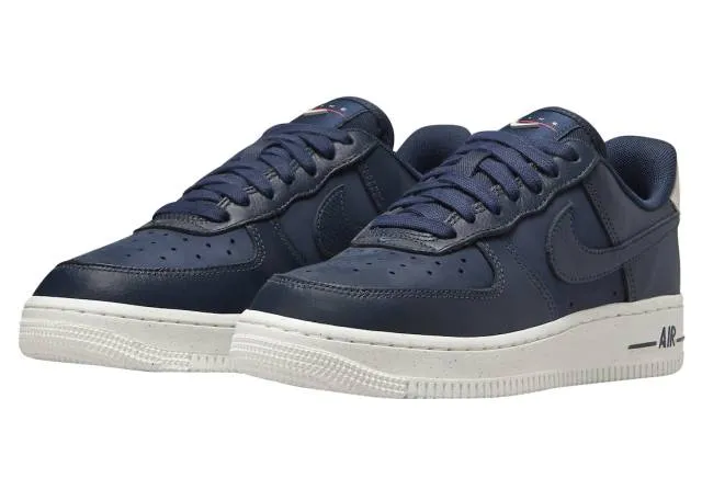 Nike air force 1 low navy red