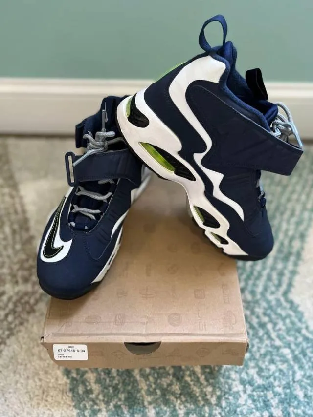 Nike air griffey max 1 navy volt