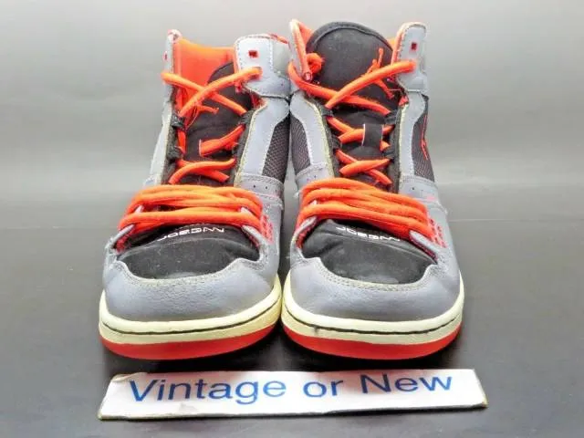 Nike air jordan flight 1 grey orange black gs 2013 sz 6.5y