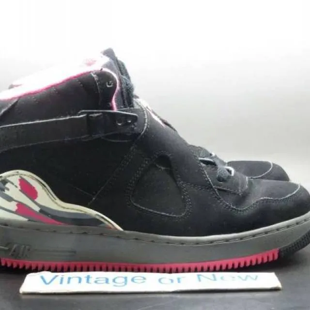 Nike air jordan fusion viii 8 ajf black vivid pink flint grey gs 2010 sz 5.5y