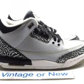 Nike air jordan iii 3 wolf grey retro bg 2014 sz 6y