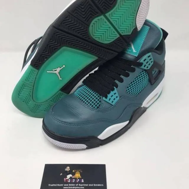 Nike air jordan retro 4 teal 30th