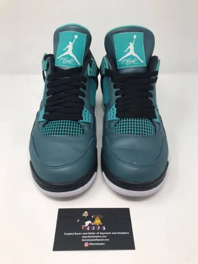 Nike air jordan retro 4 teal 30th