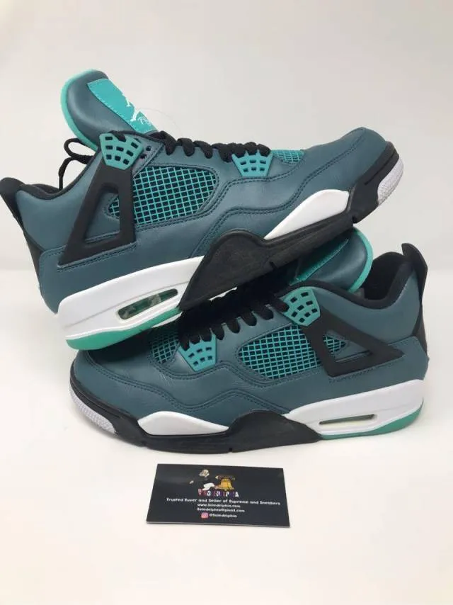 Nike air jordan retro 4 teal 30th