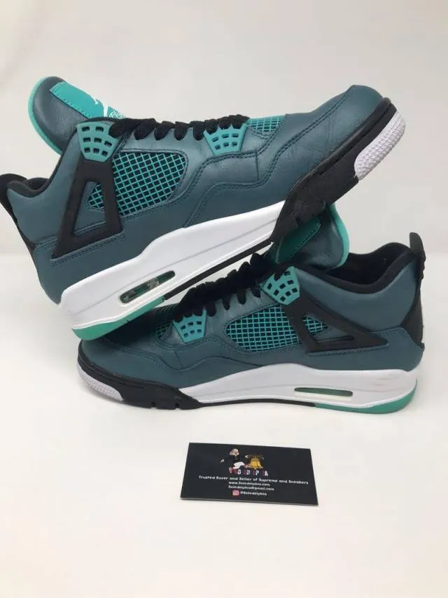 Nike air jordan retro 4 teal 30th