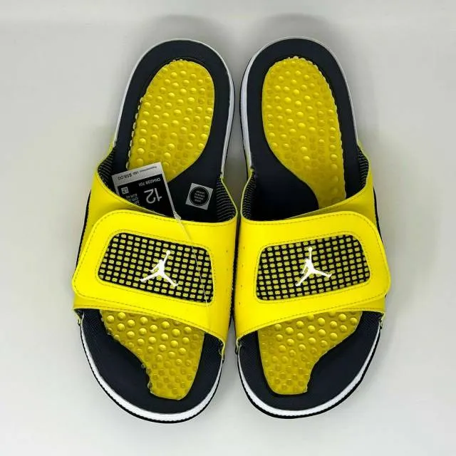 Nike Air Jordan Retro IV 4 Hydro Slide Lightning Yellow ...