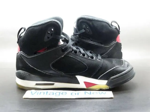 Nike air jordan sixty plus 60 + black white varsity red gs 2009 sz 5y