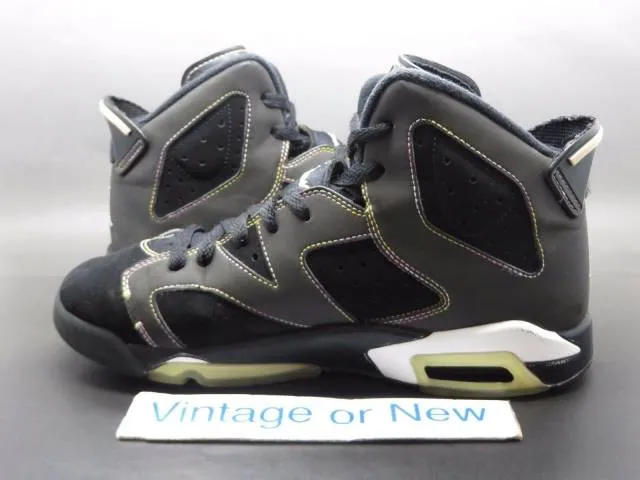 Nike air jordan vi 6 lakers retro gs 2009 sz 6.5y