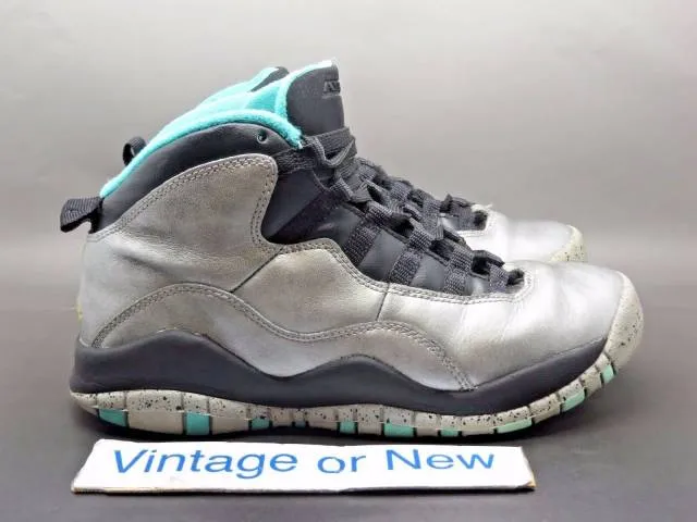 Nike air jordan x 10 retro 30th lady liberty bg 2015 sz 5.5y