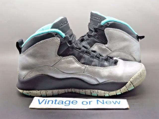 Nike air jordan x 10 retro 30th lady liberty bg 2015 sz 5.5y