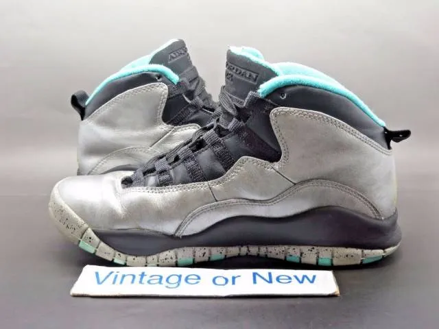 Nike air jordan x 10 retro 30th lady liberty bg 2015 sz 5.5y