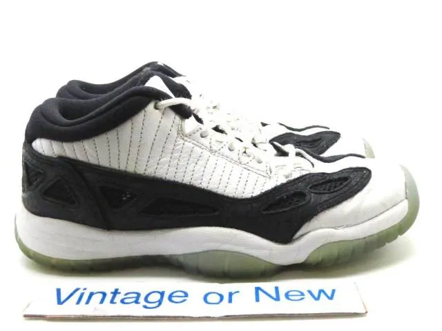 Nike air jordan xi 11 ie low white black retro gs 2011 sz 4.5y