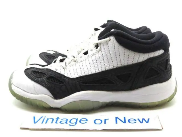 Nike air jordan xi 11 ie low white black retro gs 2011 sz 4.5y