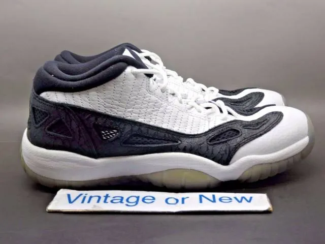 Nike air jordan xi 11 ie low white black retro gs 2011 sz 6.5y