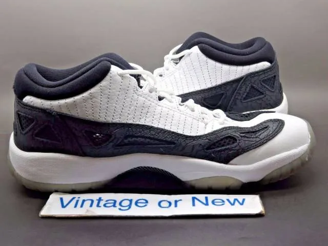 Nike air jordan xi 11 ie low white black retro gs 2011 sz 6.5y