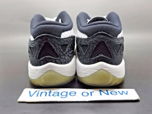 Nike air jordan xi 11 ie low white black retro gs 2011 sz 6y