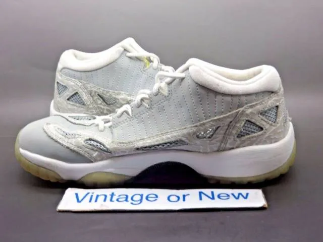 Nike air jordan xi 11 low i.e. cool grey retro gs 2007 sz 6y