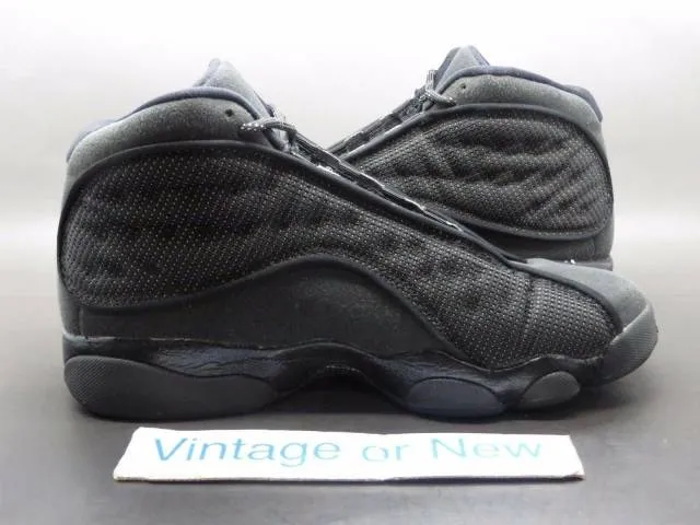 Nike air jordan xiii 13 black cat retro bg 2017 sz 6y