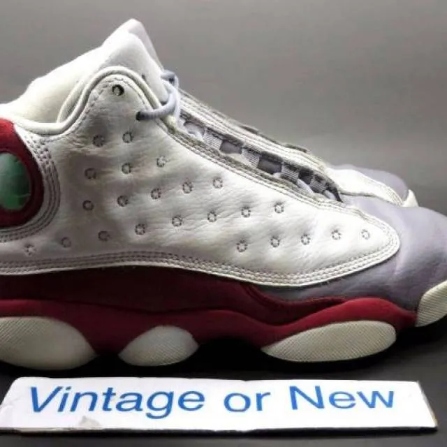 Nike air jordan xiii 13 grey toe retro bg 2014 sz 4y