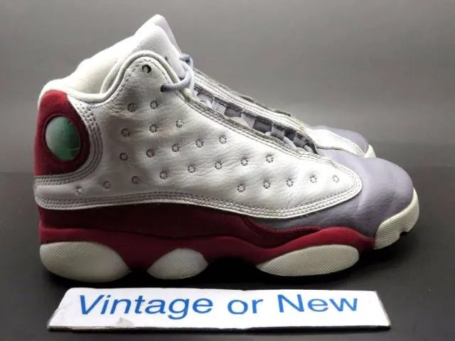 Nike air jordan xiii 13 grey toe retro bg 2014 sz 4y