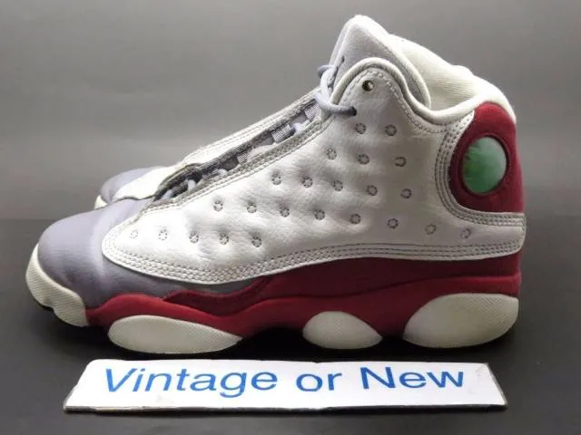 Nike air jordan xiii 13 grey toe retro bg 2014 sz 4y