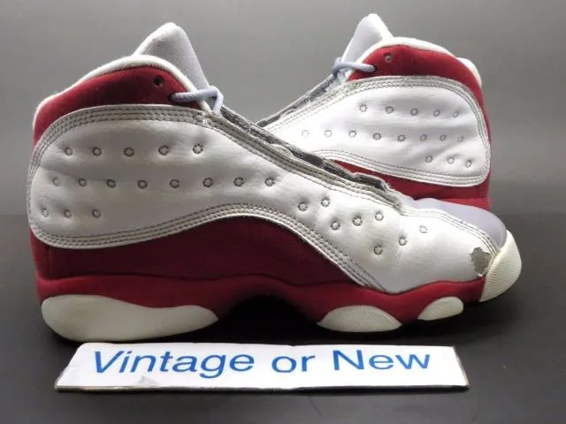 Nike air jordan xiii 13 grey toe retro bg 2014 sz 4y