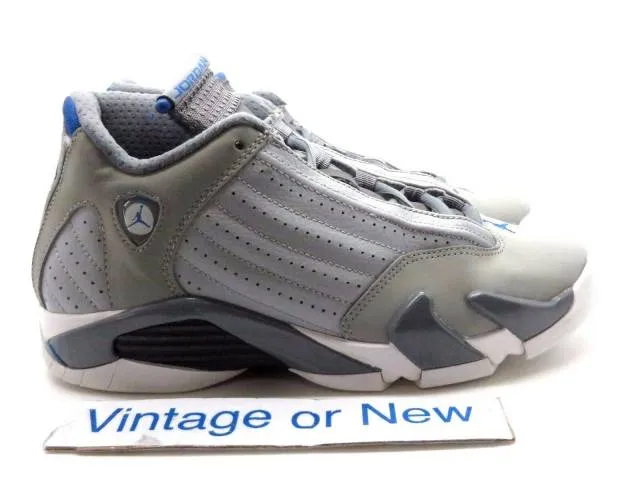 Nike air jordan xiv 14 wolf grey retro bg 2014 sz 5y